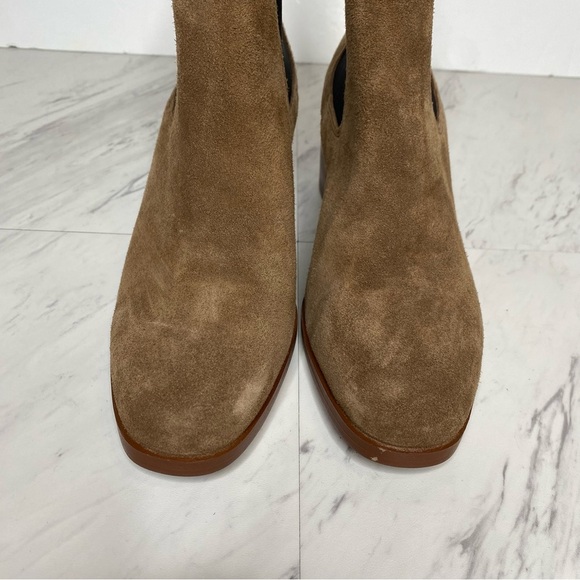 Steve Madden Rhiannon Cognac Suede Chelsea Bootie 7 1/2 M - Picture 11 of 15